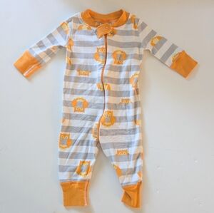 Hanna Andersson Footless Sleeper in Owl Print